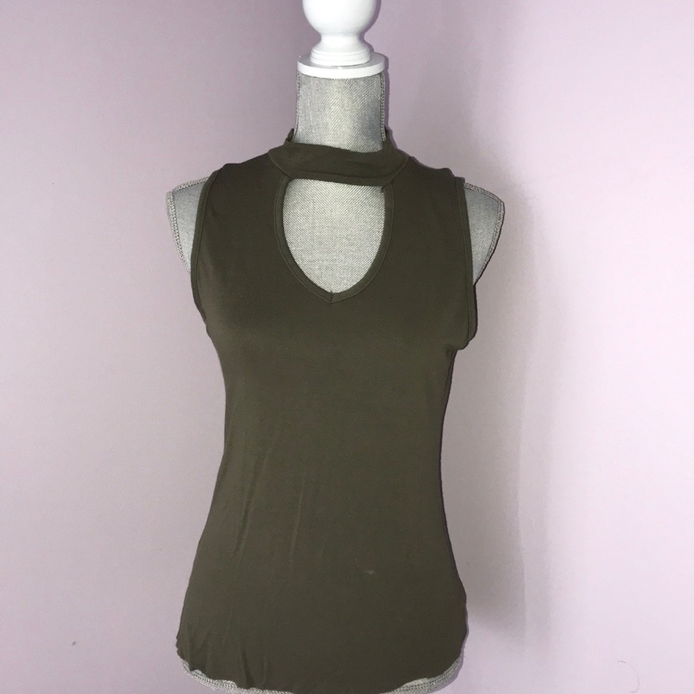 Dark green shirt